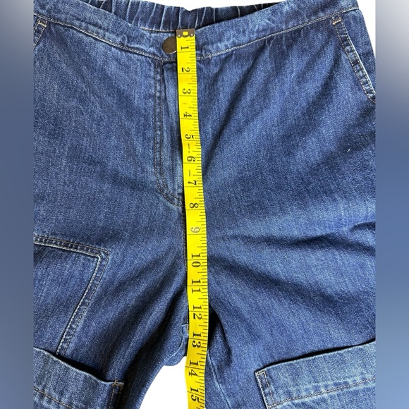 Alembika Wide Leg Jeans Large Pockets - Picture 6 of 16